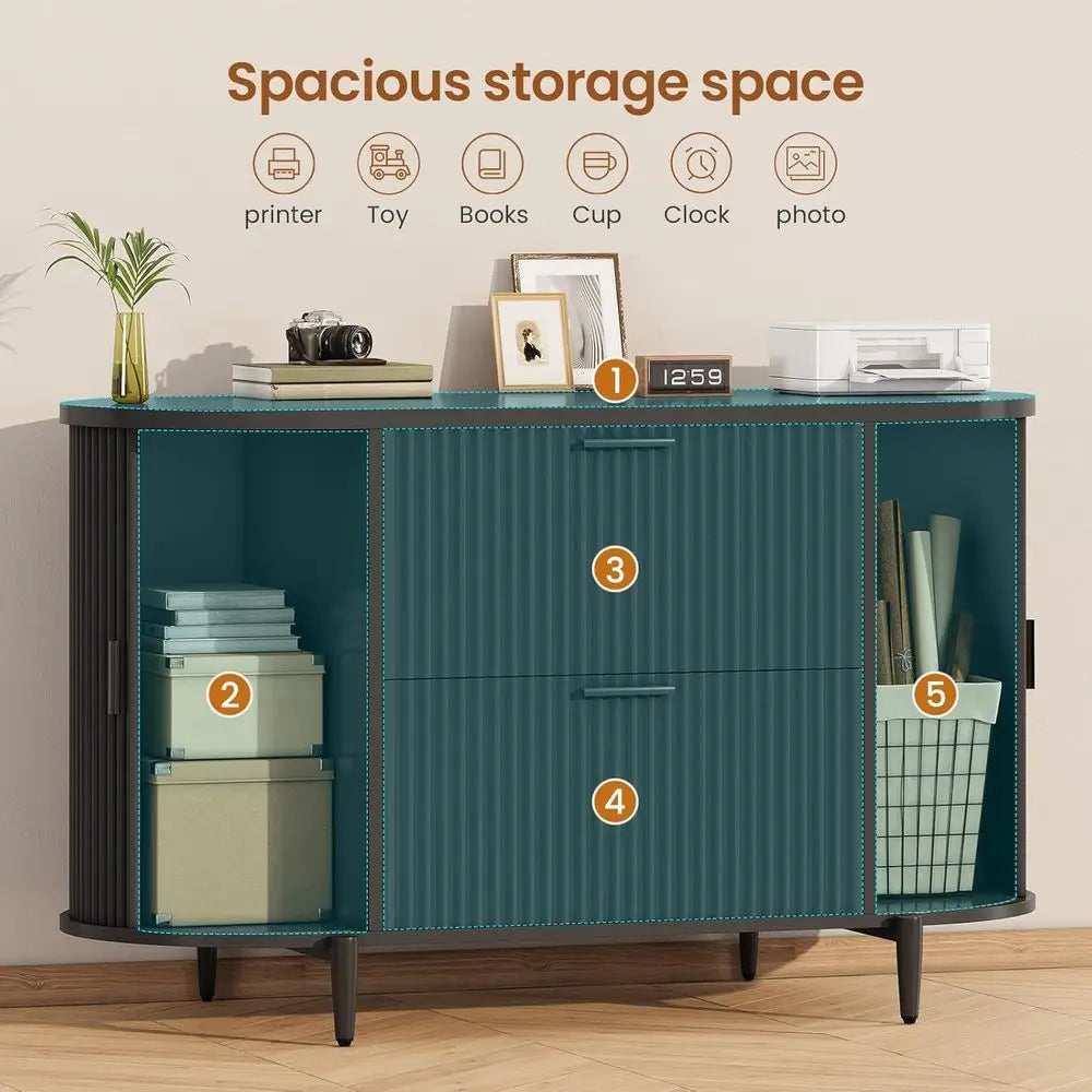 Two-Drawer Filing Cabinet for Home Office