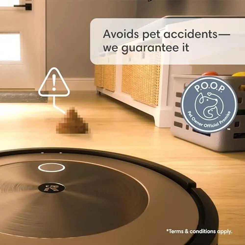 XMSJ Self Emptying Robot Vacuum With Smart Mapping And Pet Mess Detection