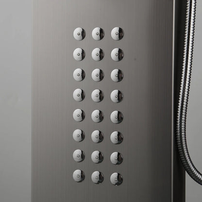 KEMAIDI Shower Panel Tower System with Digital Dispaly 4-Function Shower Systerm Faucet Mixer Rain Massage System with Body Jets