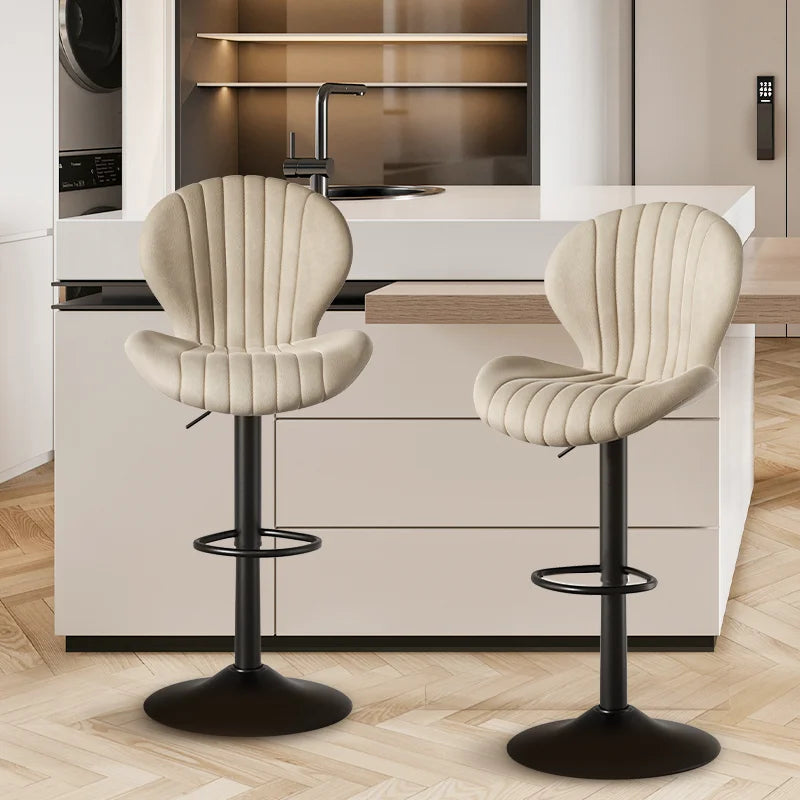 General Modern Dining Chairs Two Piece Set Bar Stools Rotating