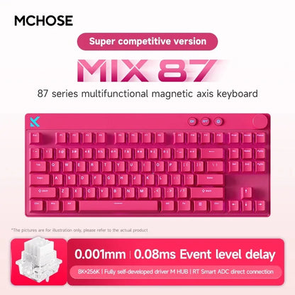 MCHOSE Mix87 Magnetic Switch Wired Mechanical Gaming Keyboard