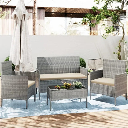 BestsellerBestsellerBestsellerpatio furniture 4 pieces conversation sets outdoor wickerr rattan chairs garden backyard balcony p