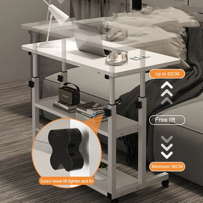APWIKOGER Multi Layer Height Adjustable Standing Desk Workstation