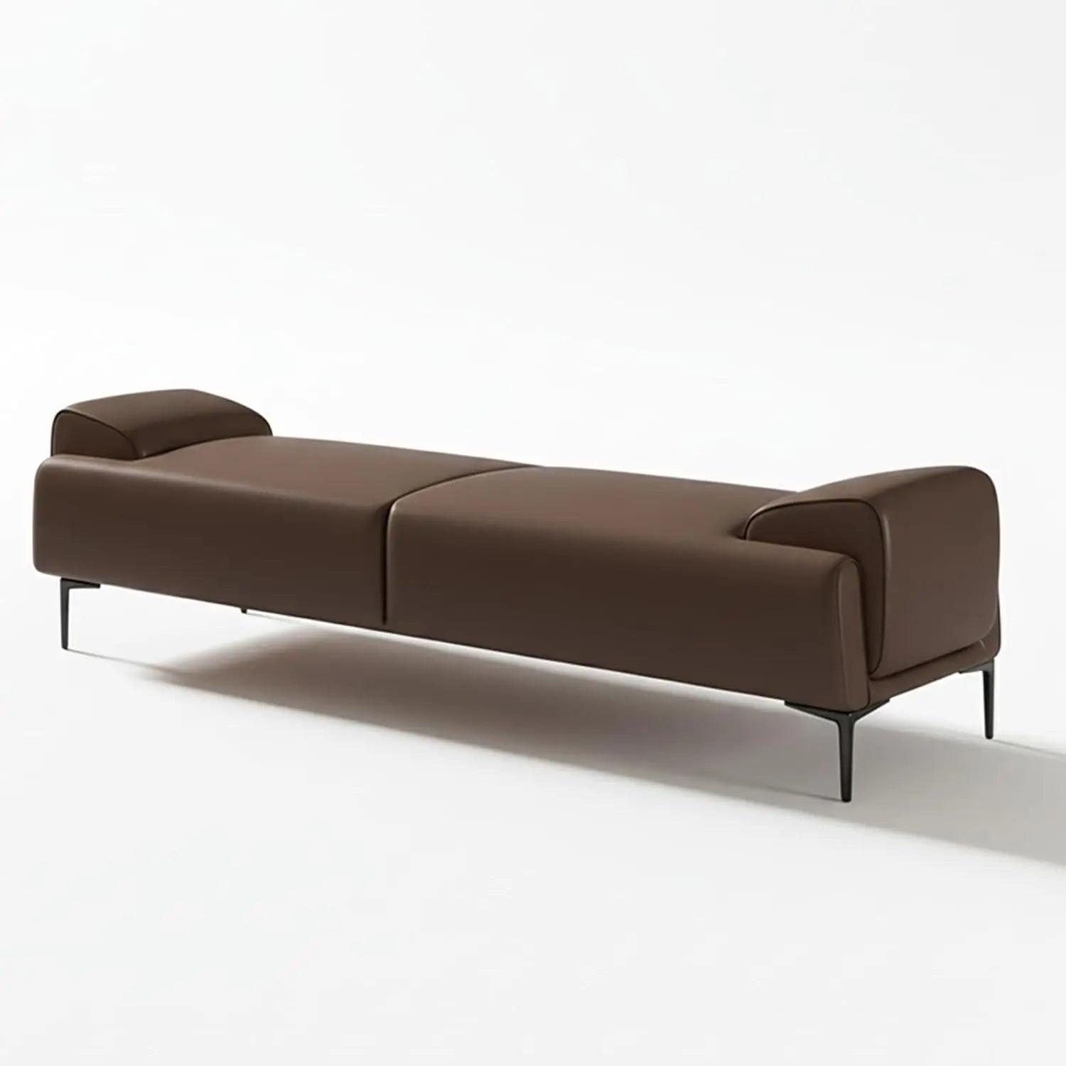 59″ Bench for Bedroom, Bed Benches for Foot of Bed, Ottoman for Bedroom with Soft Armrests, Scratch-Resistant Faux, Customized