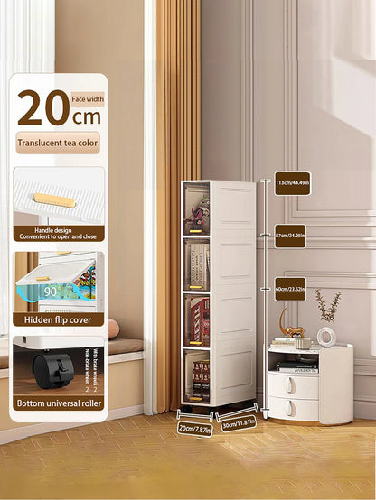 Slim Gap Storage Cabinet Organizer for Kitchen and Bathroom