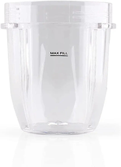 Multi-functional food processor/blender for making smoothies | Includes blending cup, two 16-ounce takeaway cups, and an 8-cup capacity mixing bowl | Makes salsa, dough, milkshakes, and cold drinks | 1500 watts