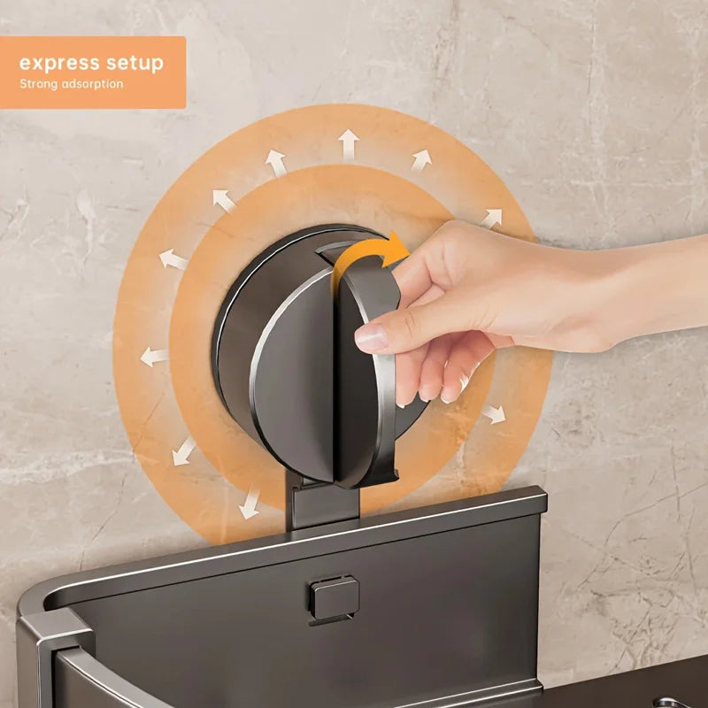 Corner Shower Caddy Suction Cup Shower Shelf Corner No Drilling Bathroom Shower Organizer Storage Rack Adhesive with Towel Bar