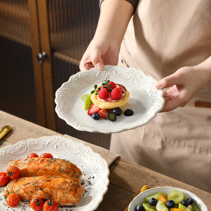 MALACASA Stoneware Dinnerware Set With Plates And Bowls