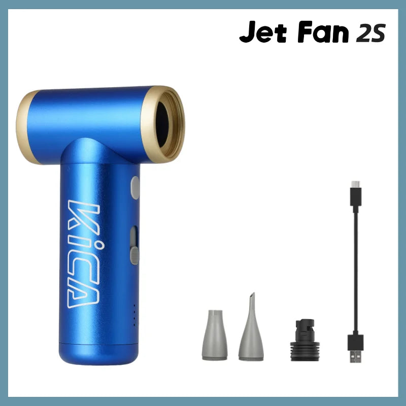 KICA Portable Rechargeable Air Blower Fan for Outdoor Use