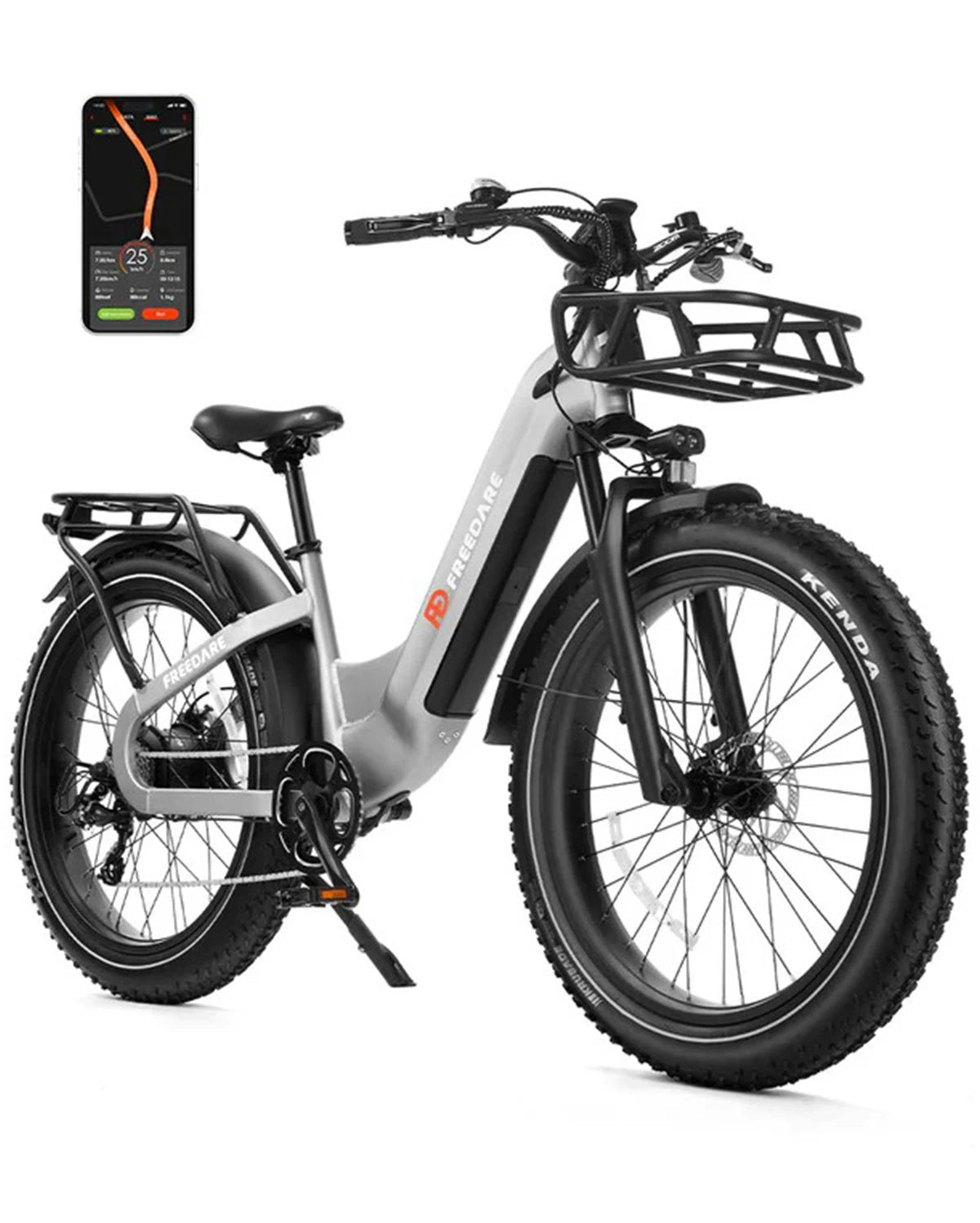 Freedare 1000W Fat Tire Electric Bike 48V All Terrain