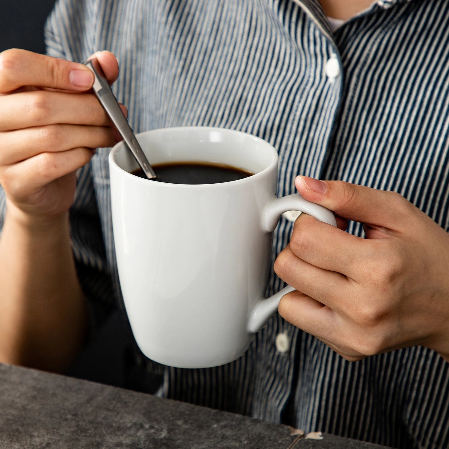 MALACASA Elisa Series Porcelain Coffee Mugs Set Dishwasher Safe