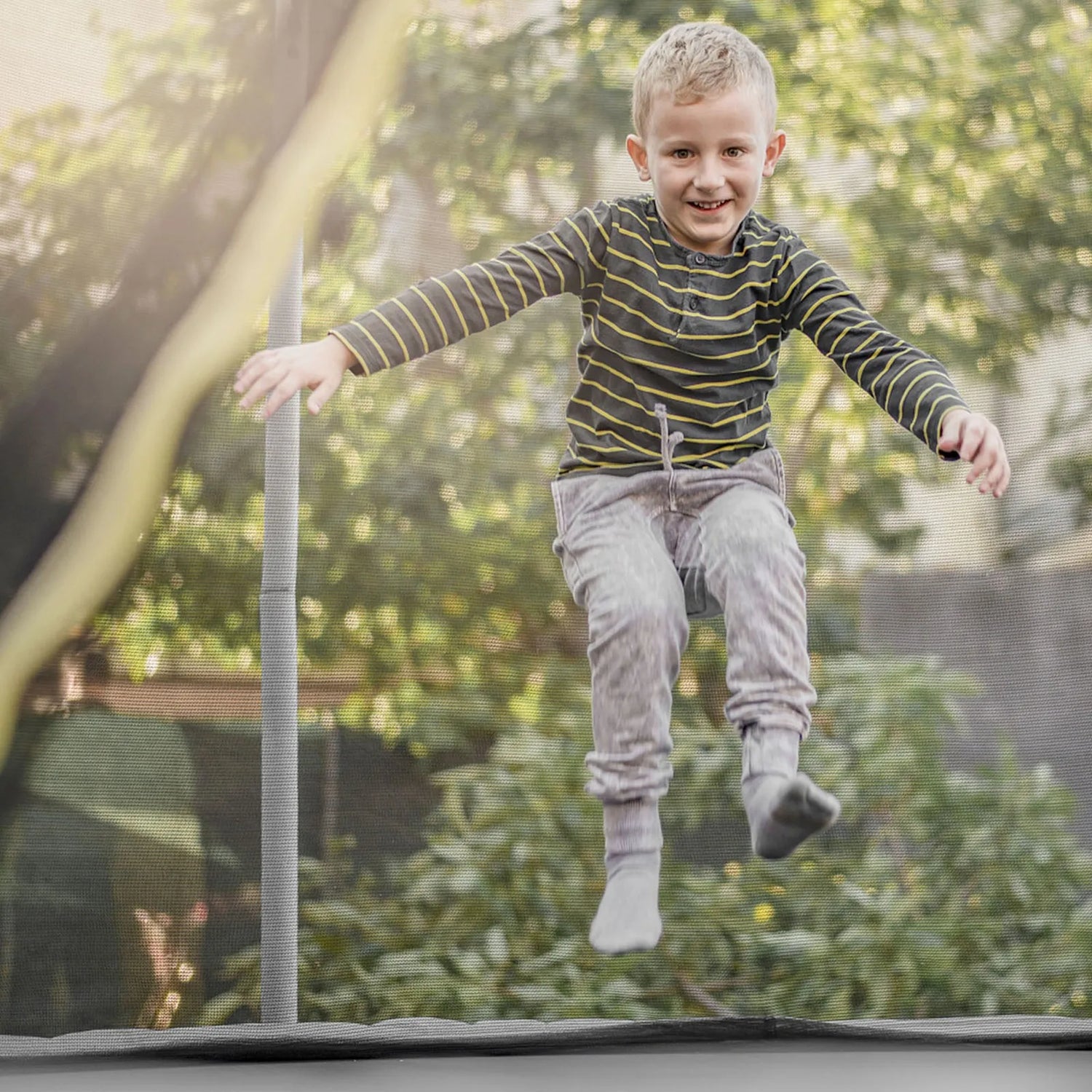 12FT Trampoline Replacement Safety Enclosure Net Weather-Resistant