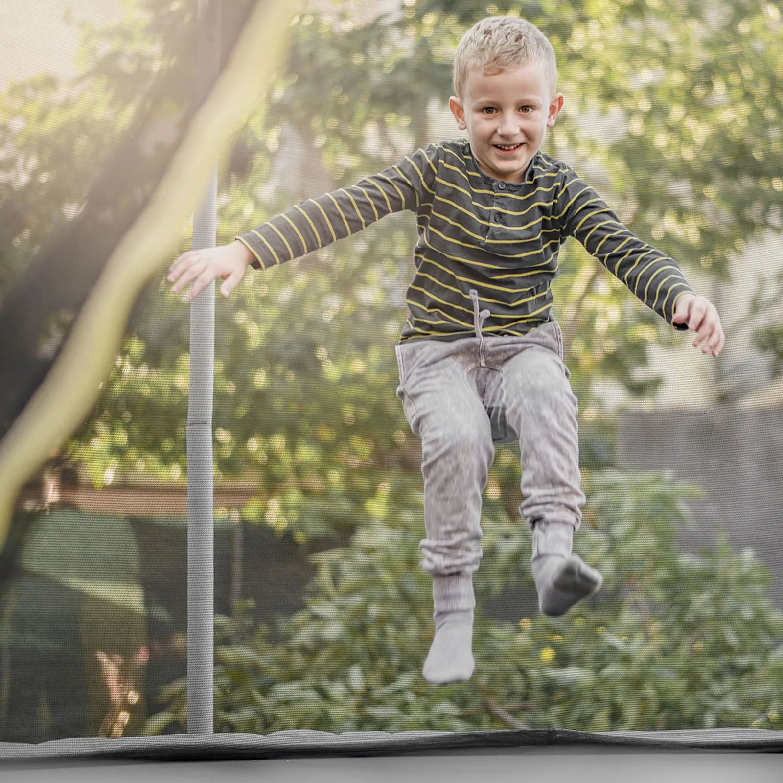 12FT Trampoline Replacement Safety Enclosure Net Weather-Resistant