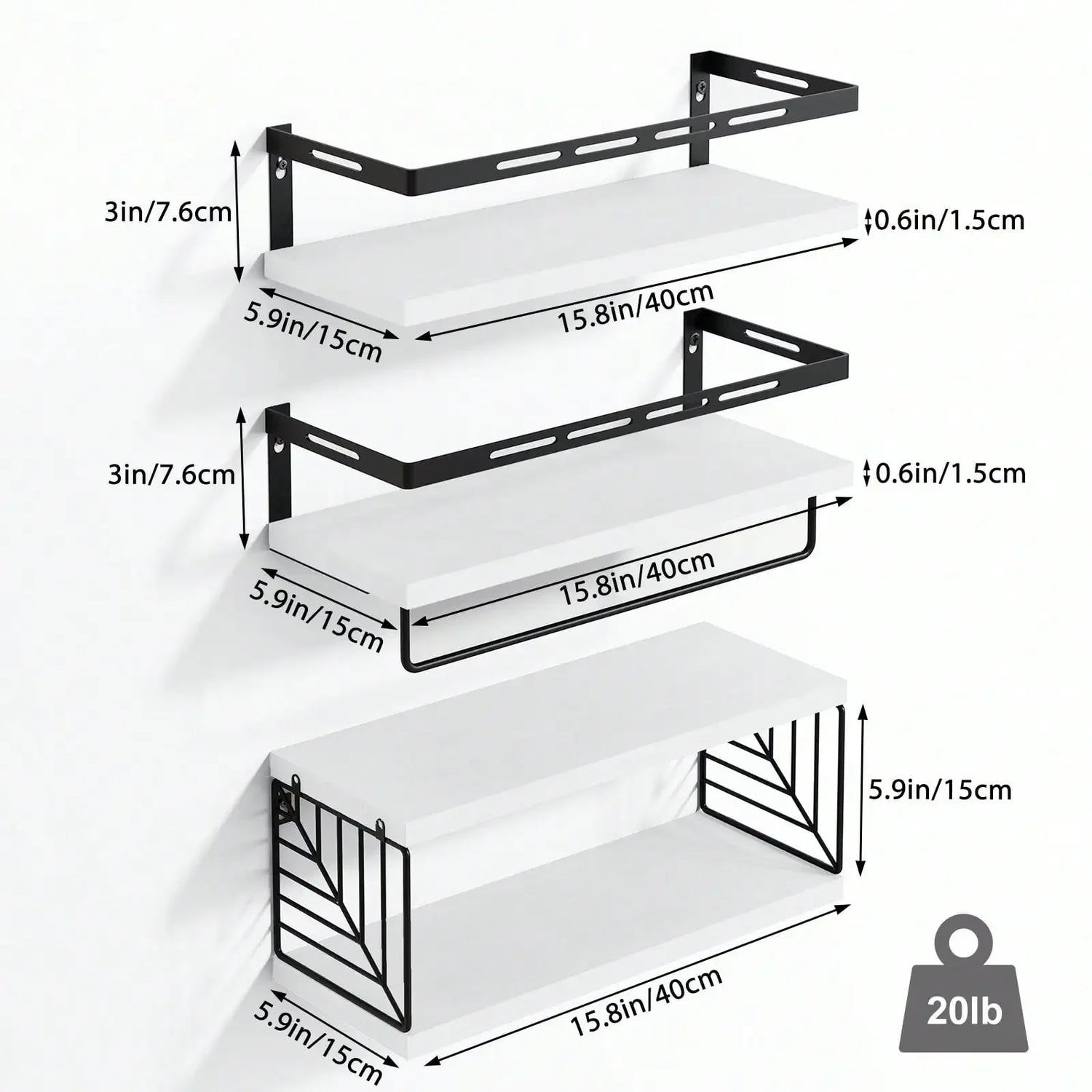 Tomnk Wall Mounted Bathroom Shelves Over Toilet, Rustic Wood Floating Shelves With Metal Frame And Towel Bar For Bathroom, Kitch