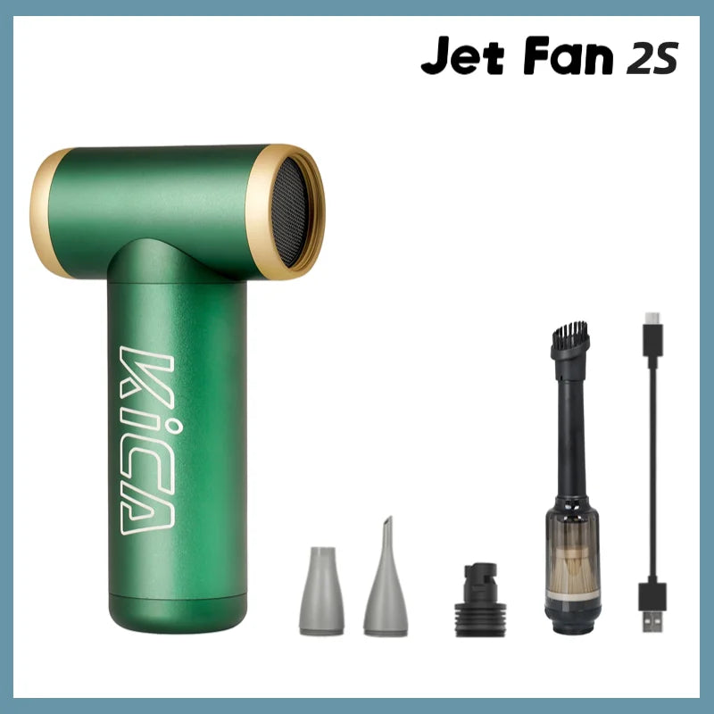 KICA Portable Rechargeable Air Blower Fan for Outdoor Use