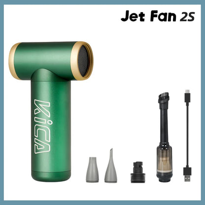 KICA Portable Rechargeable Air Blower Fan for Outdoor Use