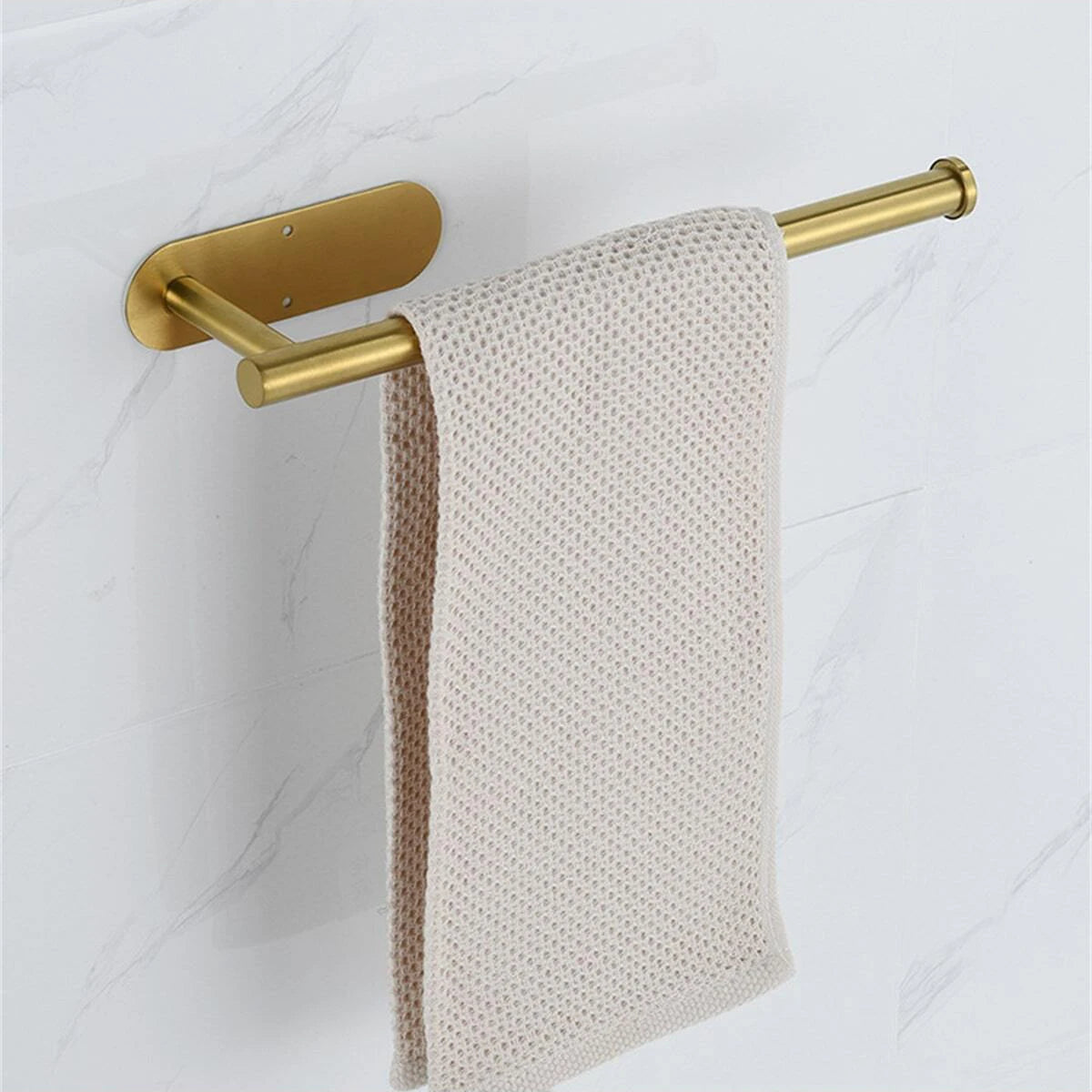 Towel Racks for Bathroom, Adhesive Towel Bar, Hand Towel Holder, Kitchen Towel Holder, No Drill Towel Holder, Bathroom Accessories