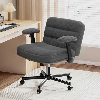 EnHomee Office Desk Chair with Wheels and Flip Up Arms