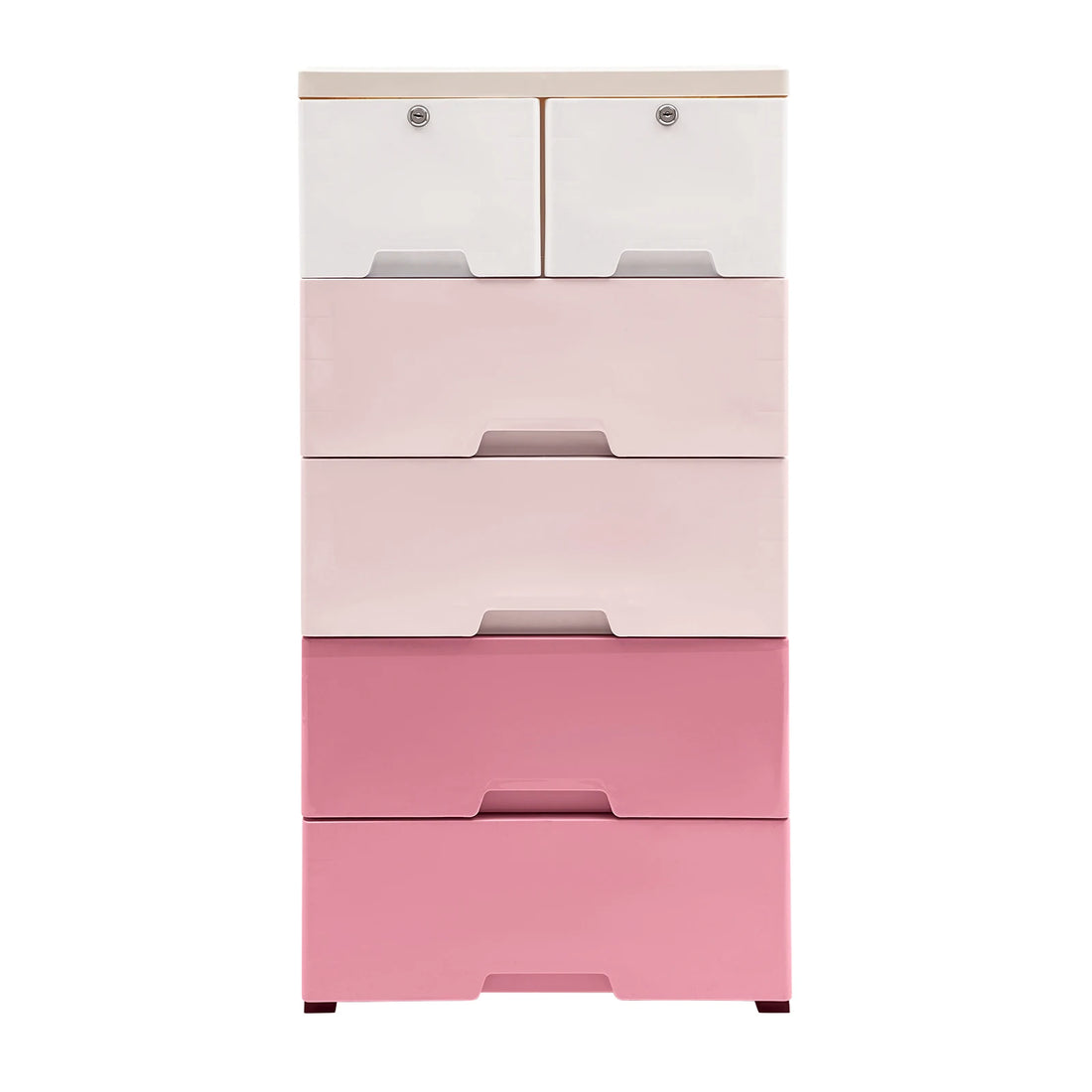 Plastic Drawers Dresser Storage Cabinet with 6 Drawers Closet Drawers Tall Dresser Organizer for Clothes,Bedroom
