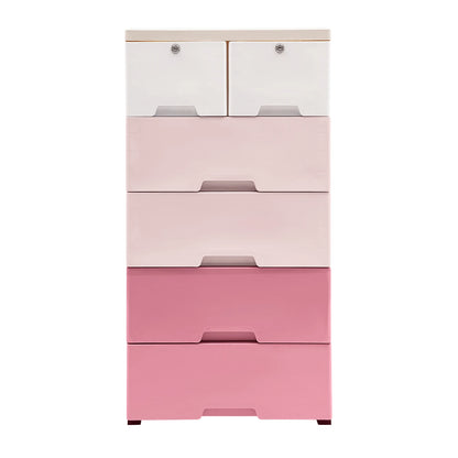 Plastic Drawers Dresser Storage Cabinet with 6 Drawers Closet Drawers Tall Dresser Organizer for Clothes,Bedroom