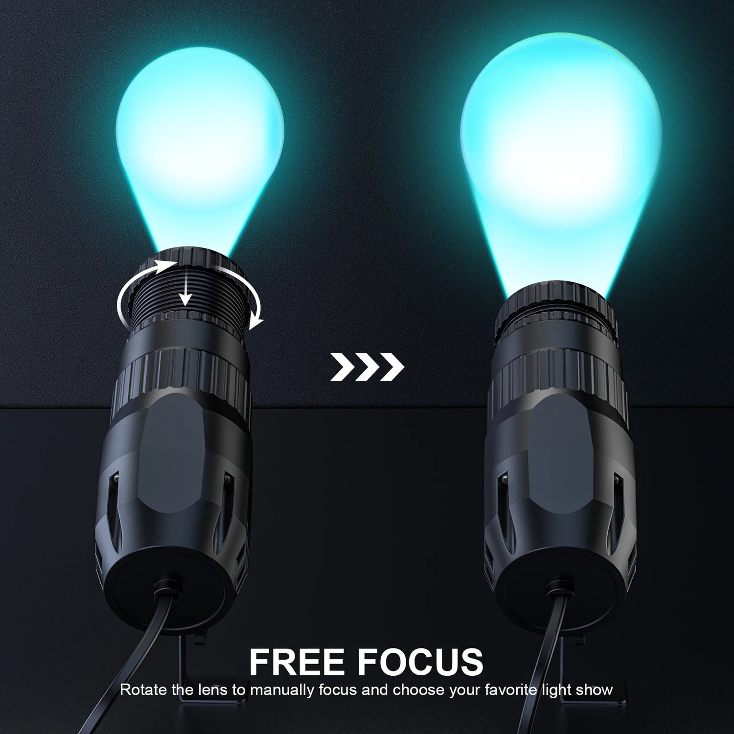 Yiflamefly 4Pcs 10W LED Pinspot Stage Light RGBW Manual Focus Mini Pinspot Light For DJ Disco Wedding Party Bar Club Show