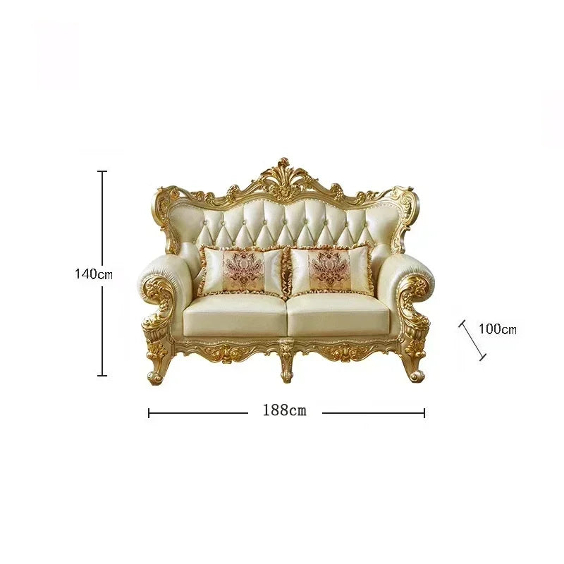 Large Filler Golden Sofas Wood Design Reclining Designer Luxury Couch Lounges Modular Nordic Canape Salon Furniture Home