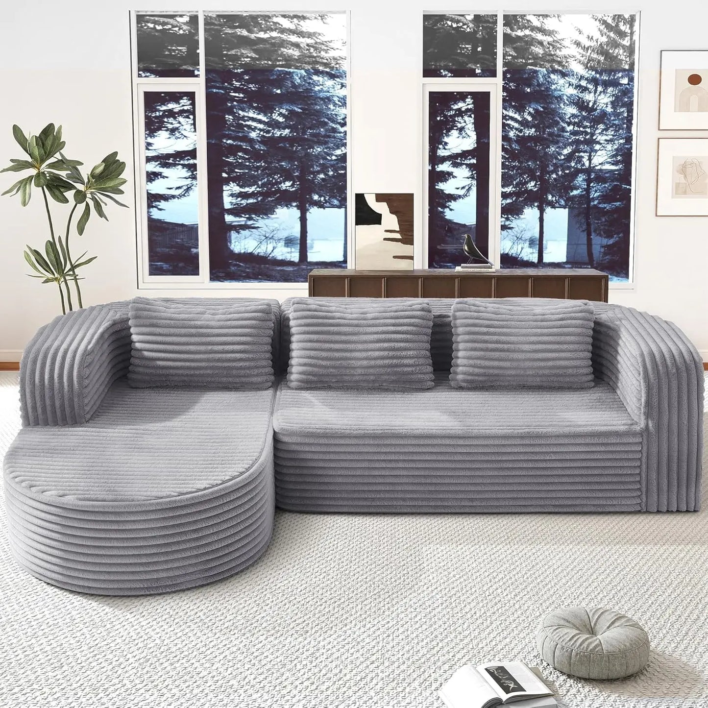 Cloud Modular L Shaped Sectional Sofa For Living Room