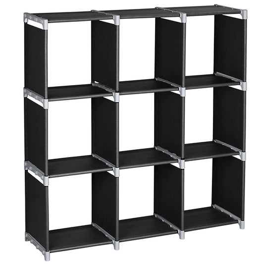 Versatile 3 Tier 9 Compartments Storage Shelf For Organization
