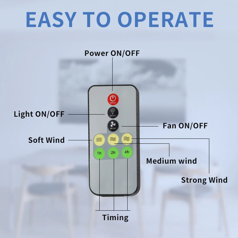 E27 Socket Ceiling Fans with Lights Dimmable 14W LED Small Ceiling Fan Ceiling Fan Light for Bedroom Living Room Kitchen Balcony