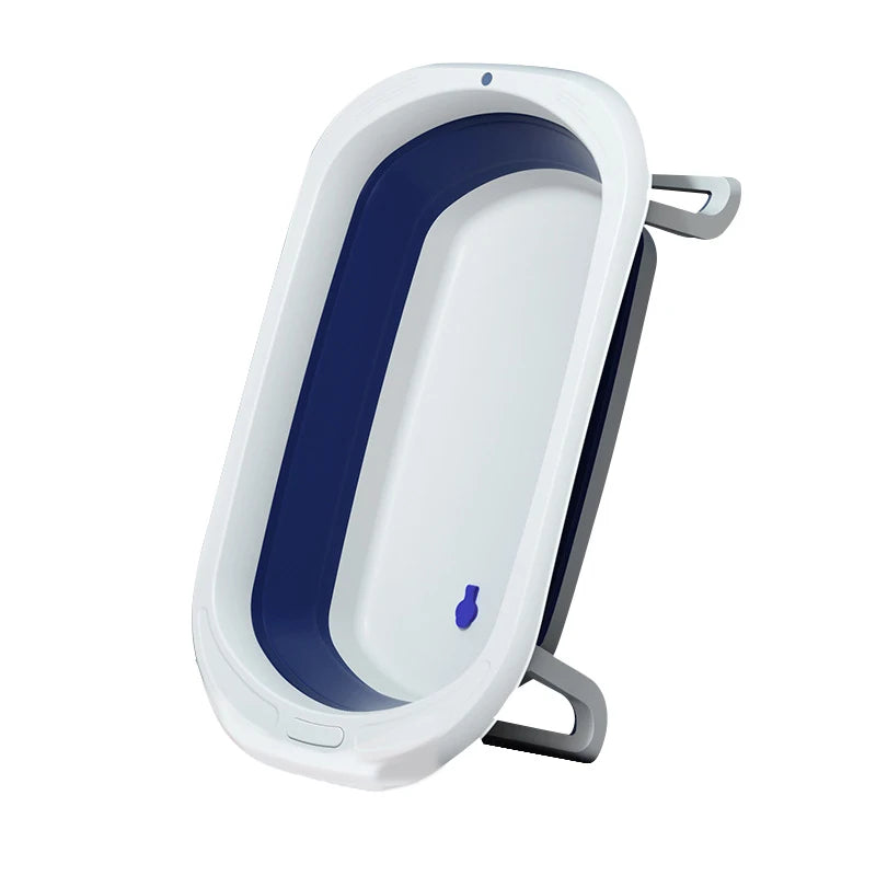 Hign-concerned Foldable Kids Bathtub With Non Slip Pad