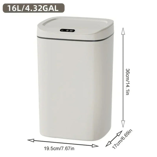 Smart Trash Can With Gesture Opener And Odor Seal Design