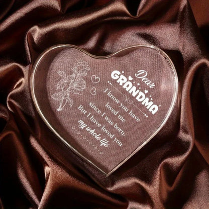 Grandma Heart Sign - Perfect Birthday &amp; Christmas Gift from Grandchildren