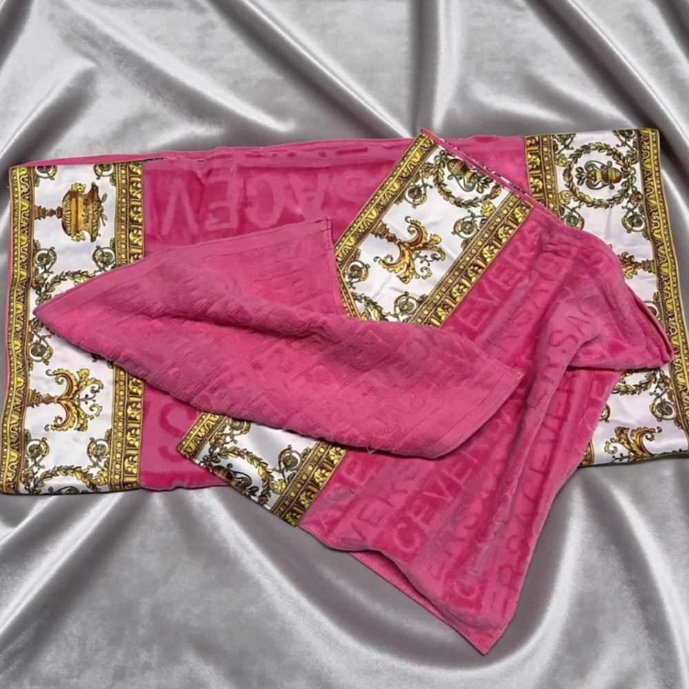 Towel Set 3 Piece Absorbent Quick Dry Bathrobe Beach Towel Home Hotel Style Soft Skin Friendly Bath Towel Set Large Towel