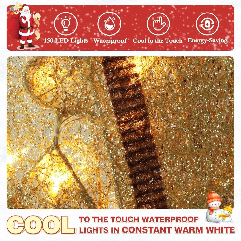 XMSJ Illuminated Outdoor Nativity Display For Christmas Lawn Decor CollectionBundle