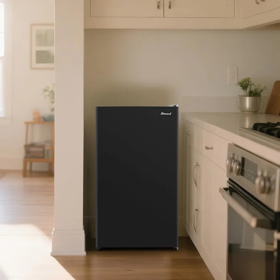 XMSJ Dorm Fridge Compact Refrigerator With Freezer AC 110V