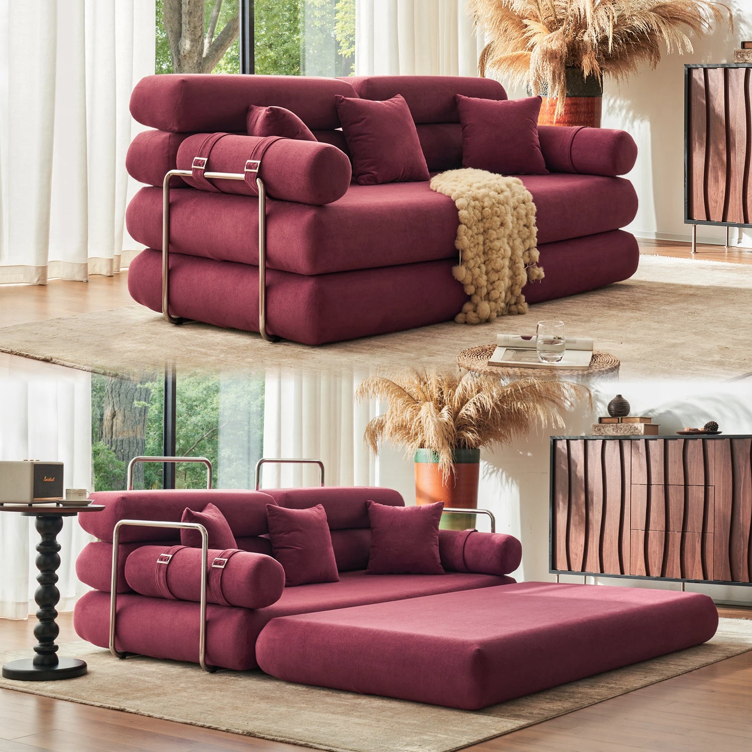Convertible Sleeper Sofa - 35&