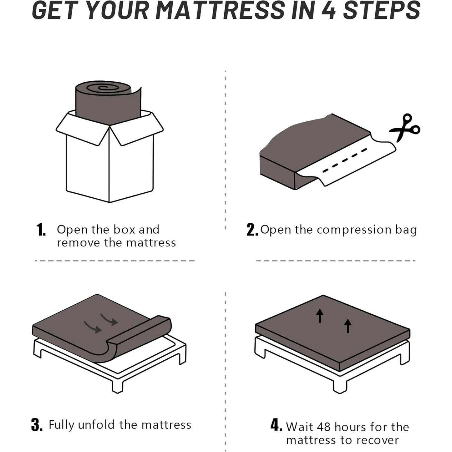 WQSPRINGCN Extra Thick Mattress Topper with Cooling Down Alternative