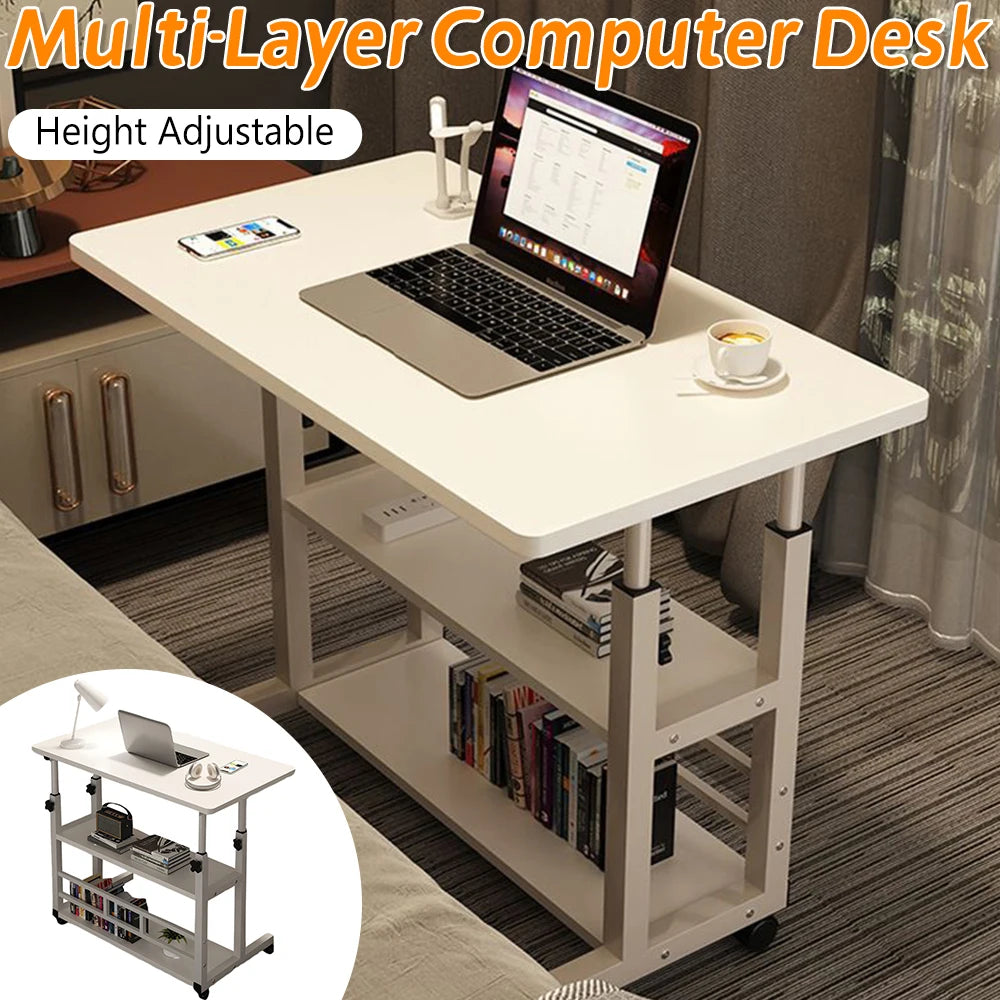 APWIKOGER Multi Layer Height Adjustable Standing Desk Workstation