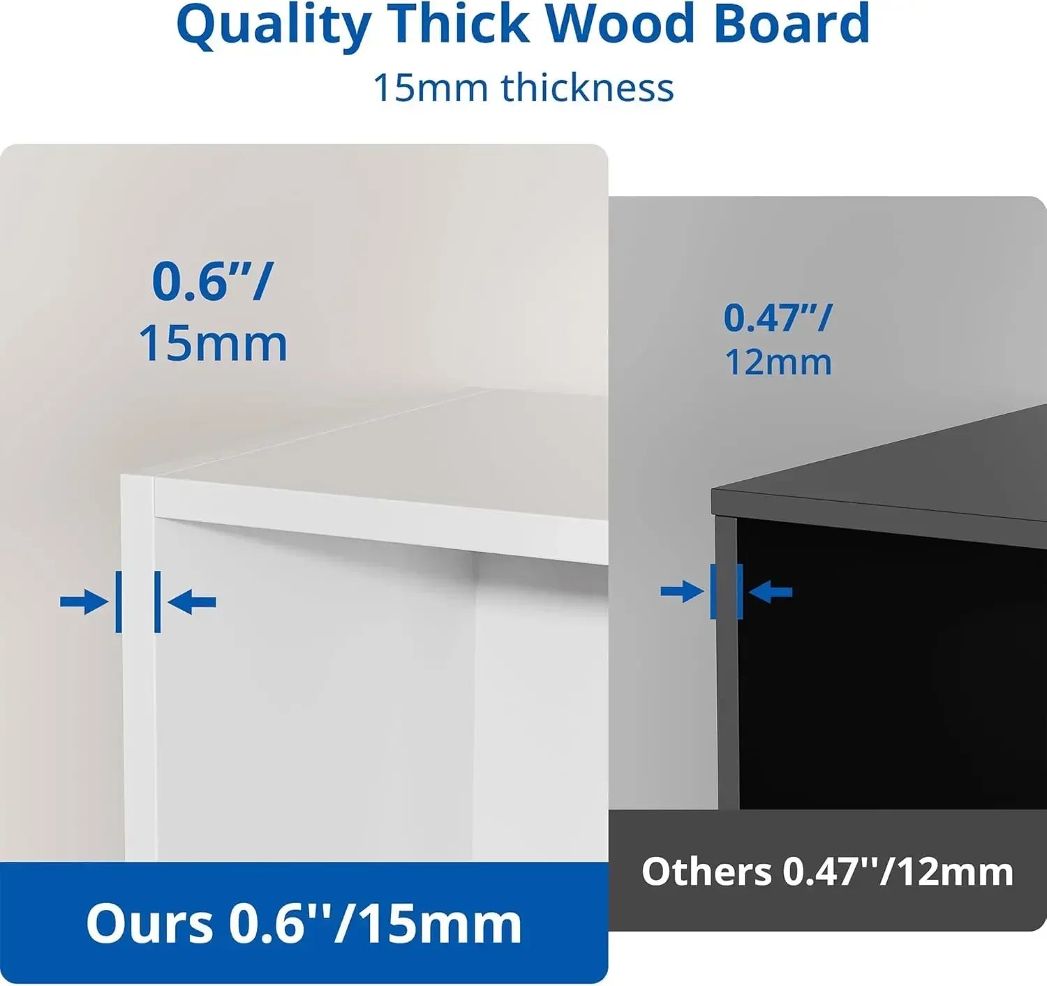 Limited-time promotionCustomizable White Bookshelf, 3-Tier Open Shelf Bookcase, 10 Cube Storage Organizer with Anti-Tilt Device