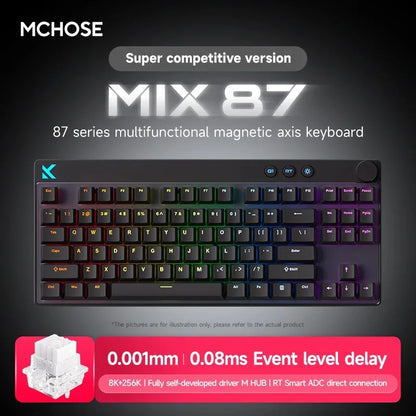 MCHOSE Mix87 Magnetic Switch Wired Mechanical Gaming Keyboard