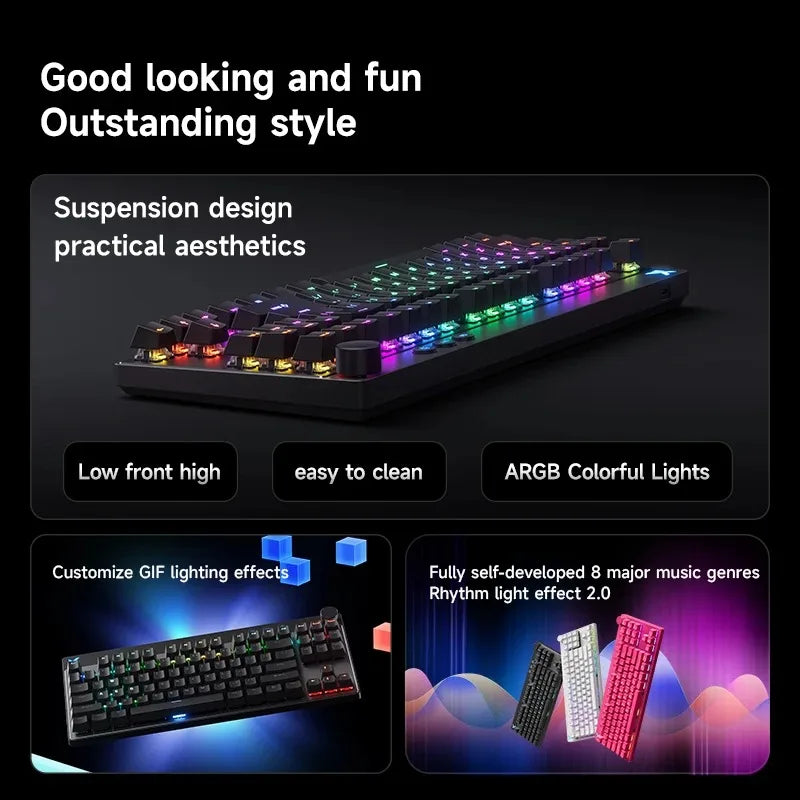 MCHOSE Mix87 Magnetic Switch Wired Mechanical Gaming Keyboard