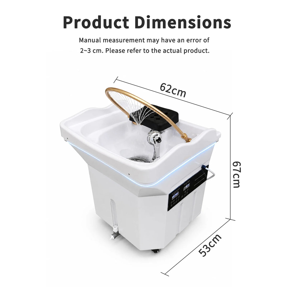 Professional Head Spa Shampoo Basin for Hair Salons and Hair Washing Chairs