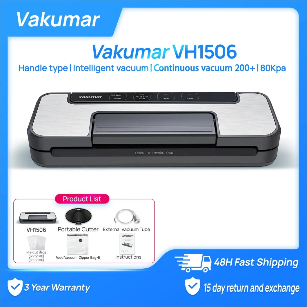 Vakumar VH1506 Vacuum Sealer Machine With Automatic Locking Handle