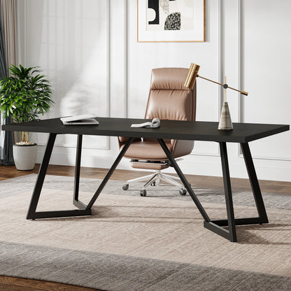 Tribesigns Executive Desk With Metal Frame For Office
