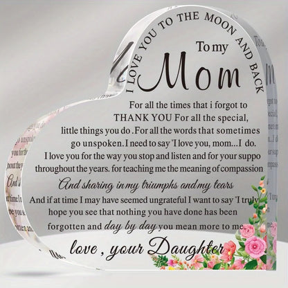 Mom Heart Keepsake - Perfect Birthday &amp; Mother&