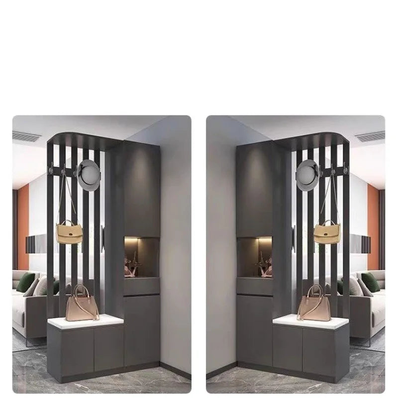 Entrance cabinet Modern simple door entry screen partition living room 2023 new entry entrance cabinet shoe cabinet integrated
