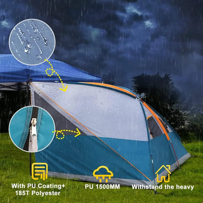 UNP Camping Tent | Canopy Side Tent for 10&
