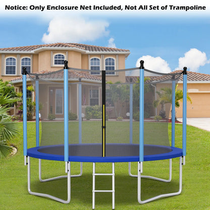 12FT Trampoline Replacement Safety Enclosure Net Weather-Resistant