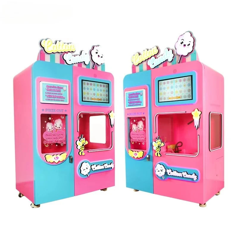 Cotton Candy Machine Pro Plus Automatic Commercial Coin Operated Touchscreen