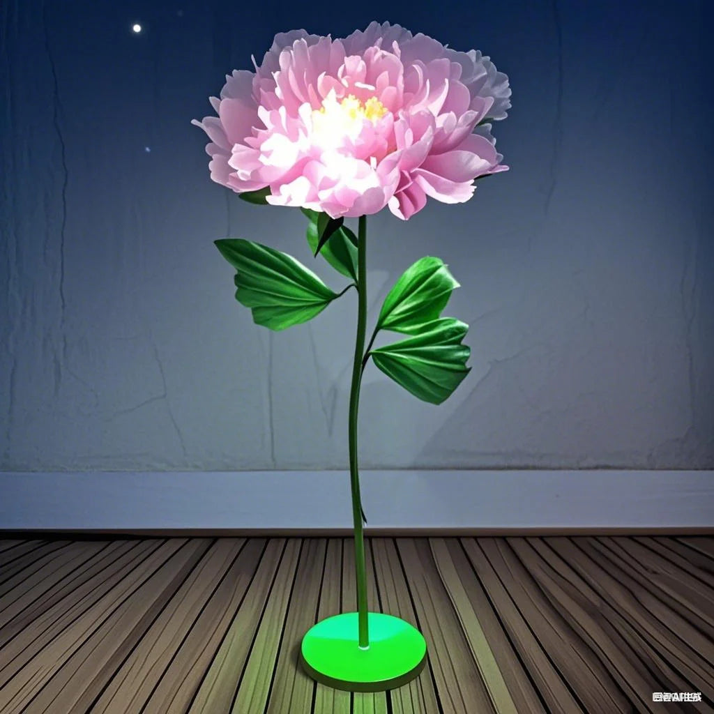 Silk Flower Automatic Opening Closing Mechanical Artificial Flowers Wedding Event Stage Window Layout Christmas Party Home Decor